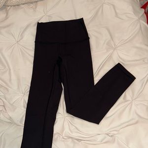 lululemon plain black leggings